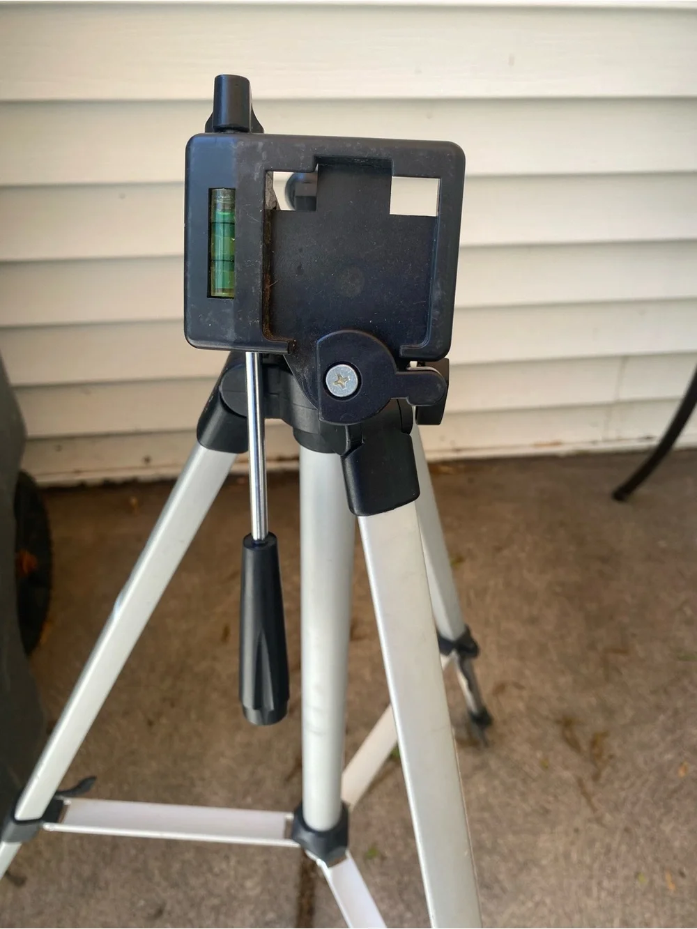 Kodak Silver and Black Camera Tripod with Adjustable Head